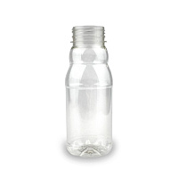Бутылка ПЭТ 0,25л горло 38мм (широкое) прозрачная БЕЗ крышки (171)