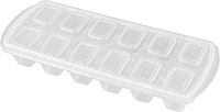 Форма для льда с крышкой 12 ячеек пластик Plast Team