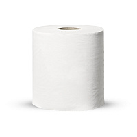 Бумажные полотенца 1-сл в рулоне с центральной вытяжкой 300м Lime - 1 СОРТ M2 арт.20.300 (6)