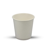 Стакан картонный 100мл белый d=62 PS (50/1000)