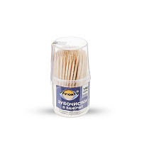 Зубочистки в пластиковой банке 6см×2мм 100шт (480)