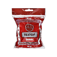 Губка-мочалка для мытья посуды металлическая спираль 40гр 1шт TEXTOP Т398-2 (120)