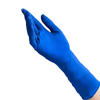 Перчатки латексные XL повышенной прочности 50шт неопудренные М125К3 High Risk Benovy (10)