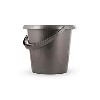 Ведро 12л антрацит (серое) 320*300*300мм Rock'n'Roll (10)