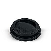 Крышка пластиковая d=90 черная с клапаном УК-90К (100/800)