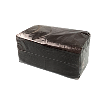 Салфетки бумажные 2-слойные 24×24см 250шт черные "BigPack" (18)