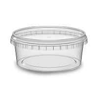 Контейнер круглый d118мм 300мл прозрачный PP Перинт (300)