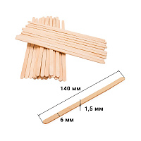 Размешиватель деревянный 14см 14*6*1,3 (1000/14000)