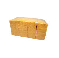 Салфетки бумажные 2-слойные 24×24см 230шт желтые "BigPack" 1/8 сложение (18)
