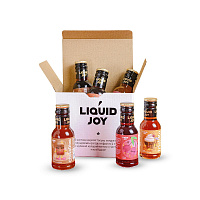 Набор сиропов 0,1л LIQUID JOY сол.кар/лес орех/вишня/маракуйя/шок печ/ирл крем