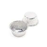 Форма для выпечки алюм. круглая 88*57*40мм d=57мм 125мл (150/3600)