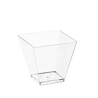 Форма фуршетная Квадрат 60 мл прозрачная 47*47*45мм  5037П (20/240)