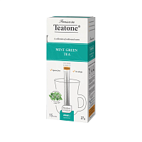 Чай teatone в стиках 15ст*1,8г. зелёный с мятой арт.738 (12)