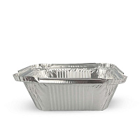 Форма алюминиевая прямоугольная 150*124в 107*81н h44 490мл (М) (100/1200)