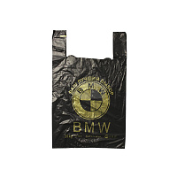 Пакет-майка "WWW" черный 42*65см 30мк (100/1000)